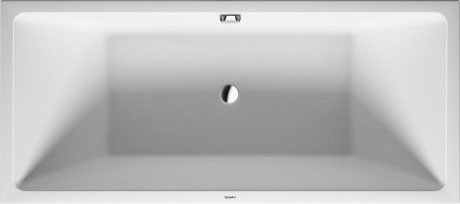 Duravit акриловая ванна air 1800 х 800 c двумя наклонами для спины, с бесшовной акриловой панелью и рамой, угловая, vero air, 700416000000000 цвет: белый