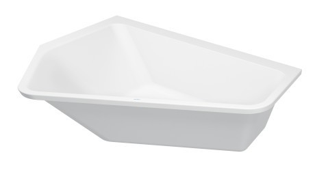 Duravit акриловая ванна 5 1900 х 1400 c двумя разными наклонами спинки, paiova, 700392000000000 цвет: белый