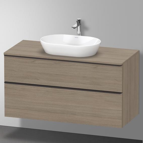 Duravit тумба подвесная под раковину 1200 мм х 550 мм и консолью, d-neo, de496903535 цвет: дуб терра