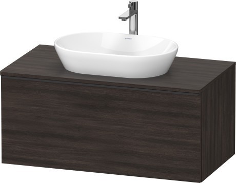 Duravit тумба подвесная под раковину 1000 мм х 550 мм и консолью, d-neo, de494805353 цвет: каштан темный