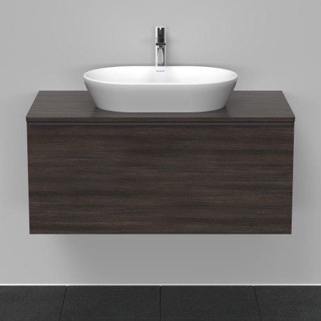 Duravit тумба подвесная под раковину 1000 мм х 550 мм и консолью, d-neo, de494805353 цвет: каштан темный
