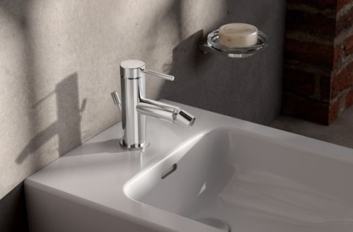 Keuco смеситель однорычажный для биде с донным клапаном, ixmo, черный матовый арт. 59509 372000