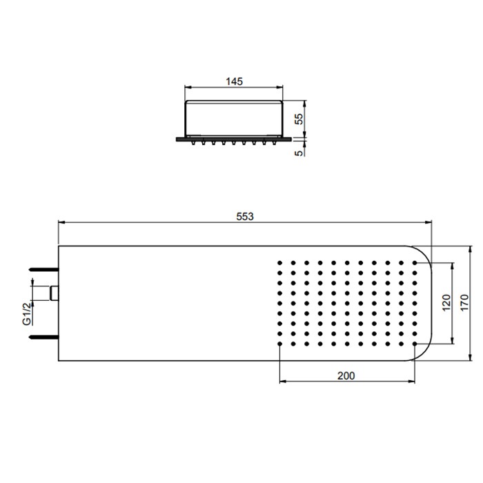 Fima Carlo Frattini верхний душ настенного монтажа, нержавеющая сталь wellness, хром арт. f2628cr