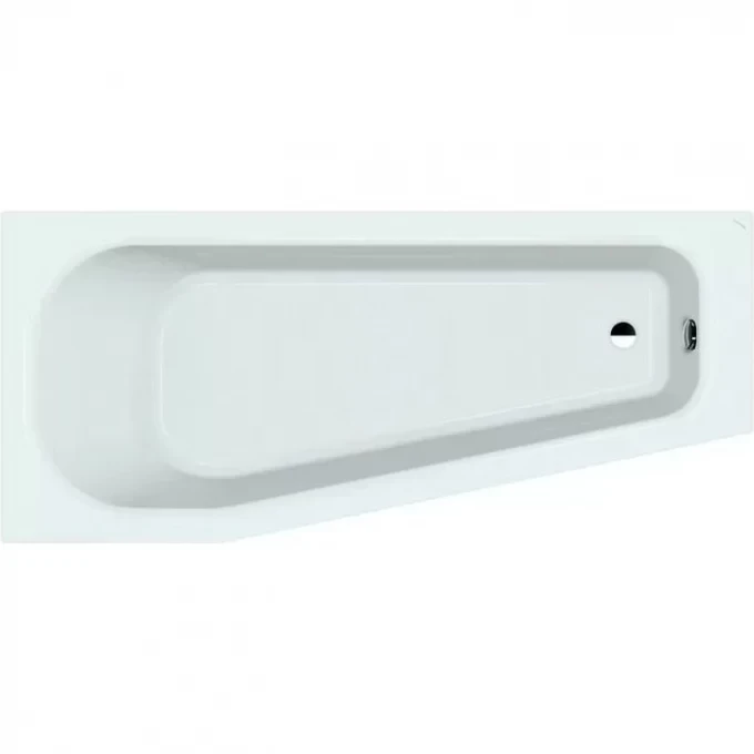 LAUFEN асиметричная акриловая ванна 170x75 см, левая с каркасом, SOLUTIONS - 2.2352.1.000.000.1
