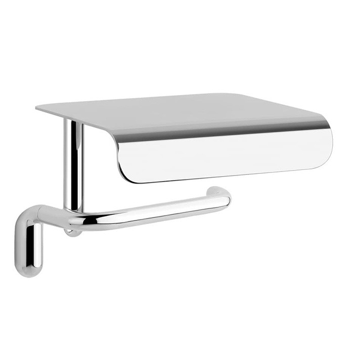 Gessi Держатель для туалетной бумаги с крышкой, подвесной, Goccia, 38049#031 цвет: хром