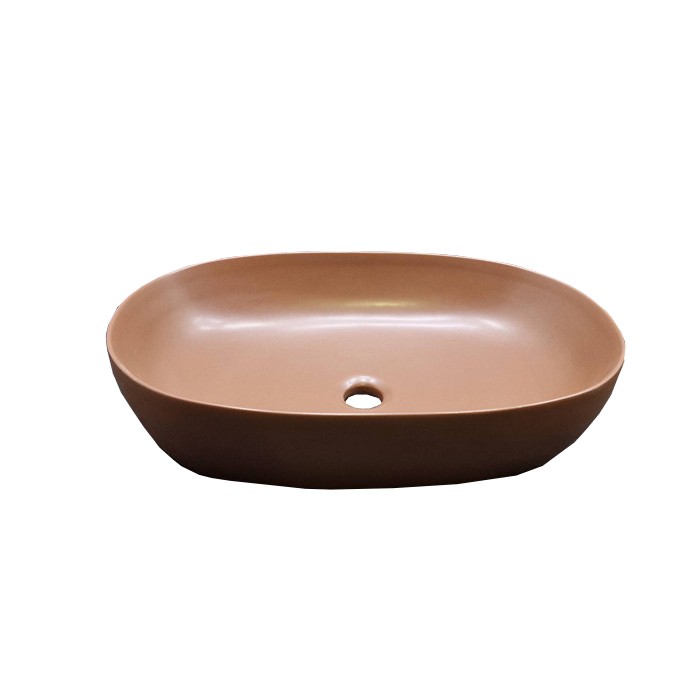 AZZURRA раковина накладная 60х40см., без отв., без перелива., Elegance Circle, ECI60 RA*0 цвет: rame