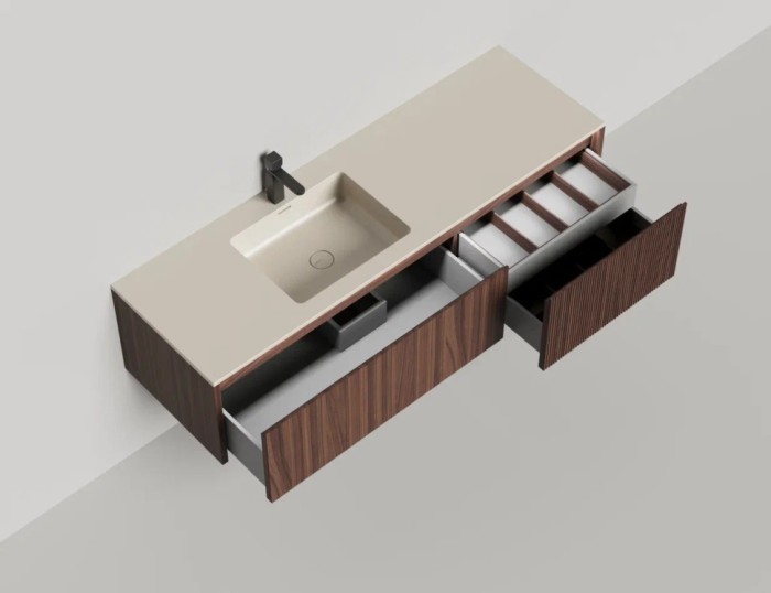 Salini подвесная тумба 1600, domino, 27d216on цвет: коричневый