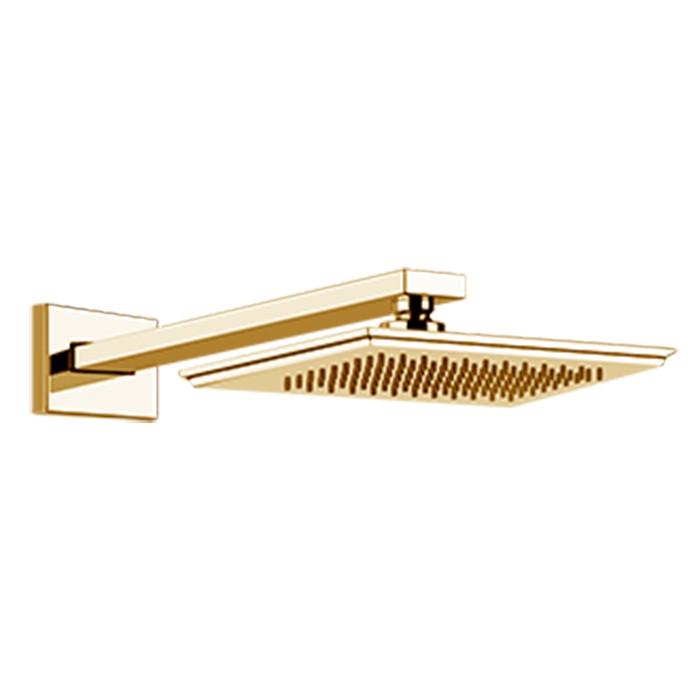 Gessi Верхний душ для настенного крепления, Eleganza, 46148#087 цвет: шлифованное золото