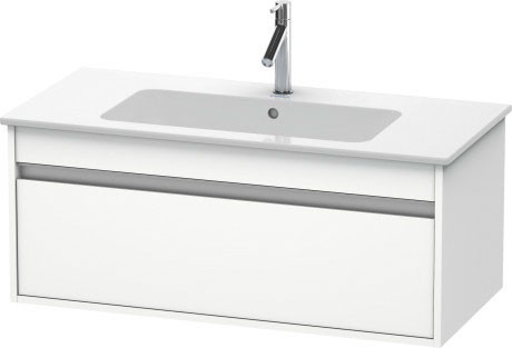 Duravit тумба подвесная под раковину с выдвижным ящиком, ketho, kt642001818 цвет: gres pietra grey opaco
