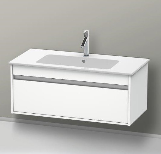 Duravit тумба подвесная под раковину с выдвижным ящиком, ketho, kt642001818 цвет: gres pietra grey opaco