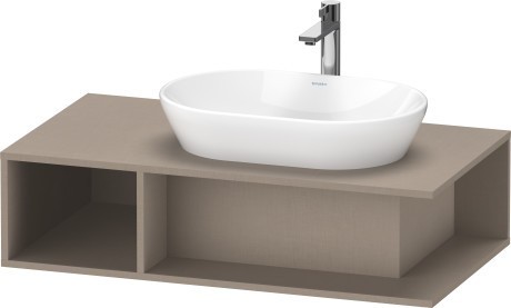Duravit тумба подвесная под раковину справа 1000 мм х 550 мм, d-neo, de495907575 цвет: лён