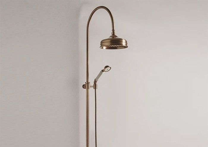 Cisal душевая система ts00407127 arcana empress цвет: бронза