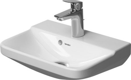 Duravit раковина подвесная 45х32см, p3 comforts, 0716450000 цвет: белый