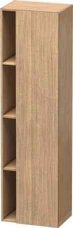 Duravit шкаф-пенал подвесной с полками европейский/белый, durastyle, ds1249r1852 цвет: дуб европейский