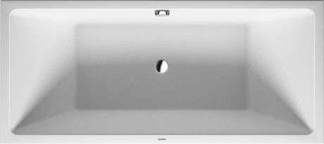 Duravit акриловая ванна air 1800 х 800 c двумя наклонами для спины, с бесшовной акриловой панелью и рамой, угловая, vero air, 700415000000000 цвет: белый