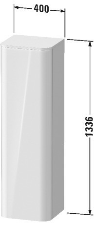 Duravit шкаф-пенал подвесной plus, happy d.2 plus, hp1261r7575 цвет: лён