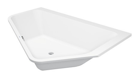Duravit акриловая ванна 1900 х 1400 c двумя разными наклонами спинки, paiova, 700393000000000 цвет: белый