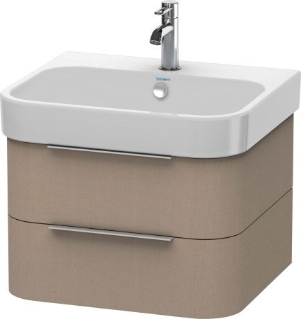 Duravit тумба подвесная под раковину, happy d.2, h2636307575 цвет: лён
