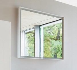 Duravit зеркало с подсветкой 1000 мм х 700 мм, с сенсорным диммером, l-cube, lc 7382 цвет: белый