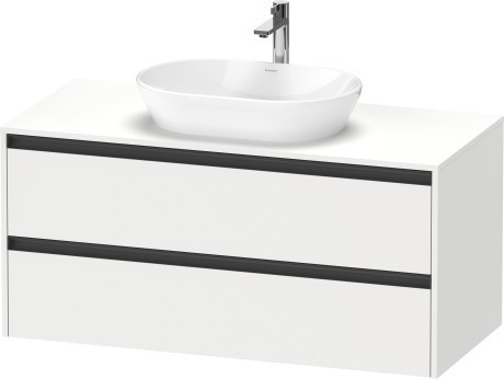 Duravit тумба подвесная под раковину 550 мм х 1200 мм х 568 мм, ketho.2, k24897018180000 цвет: gres pietra grey opaco