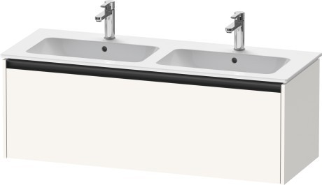 Duravit тумба подвесная под двойную раковину 480 мм х 1210 мм х 440 мм, ketho.2, k25066084840000 цвет: белый суперматовый