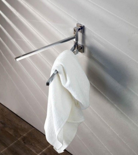 Bertocci двойной держатель для полотенца 370 мм settecento, хром арт. 145 0736 0000