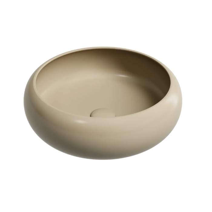 Ceramicanova раковина накладная element, cn6050mc цвет: коричневый