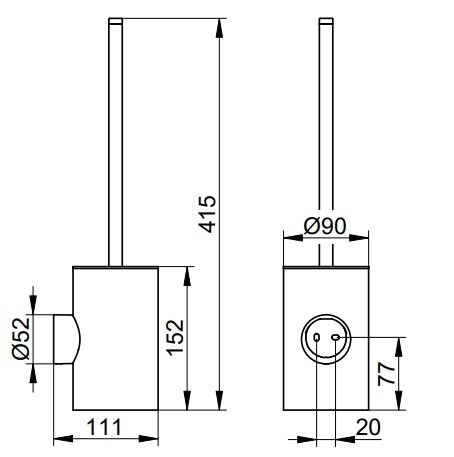 Keuco туалетный гарнитур collection reva, сollection reva, хром, белый арт. 12864 019000