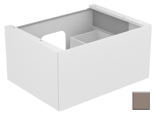 Keuco тумба подвесная под раковину с одним выдвижным фронтом, edition 11, трюфель арт. 31341 370000