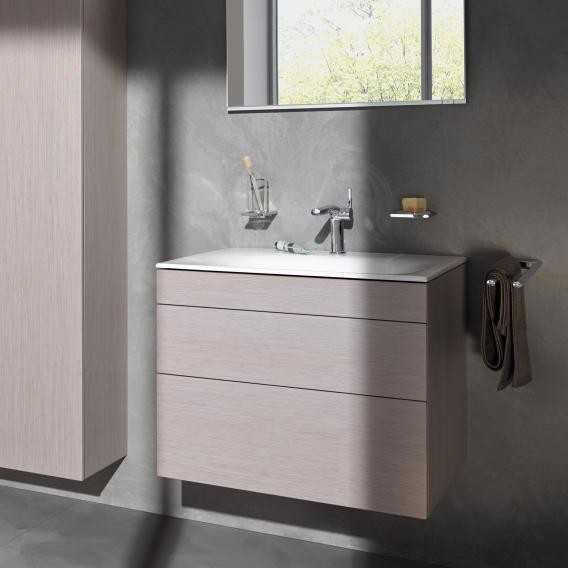 Keuco тумба подвесная под раковину с двумя выдвижными фронтами, edition 400, трюфель арт. 31541 370000