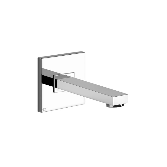 Gessi Настенный излив, для монтажа с удаленным управлением (не входит в комплект), индивидуальная длина, Rettangolo, 20118#031 цвет: хром