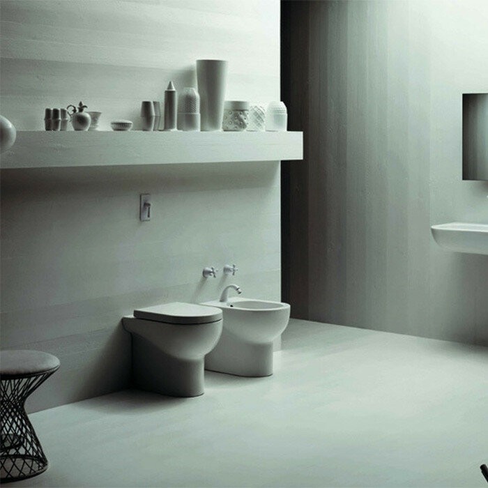 Azzurra Унитаз 35x55 NUVOLA, NUVCTP000000BI/(NUV100/P bi) цвет: белый