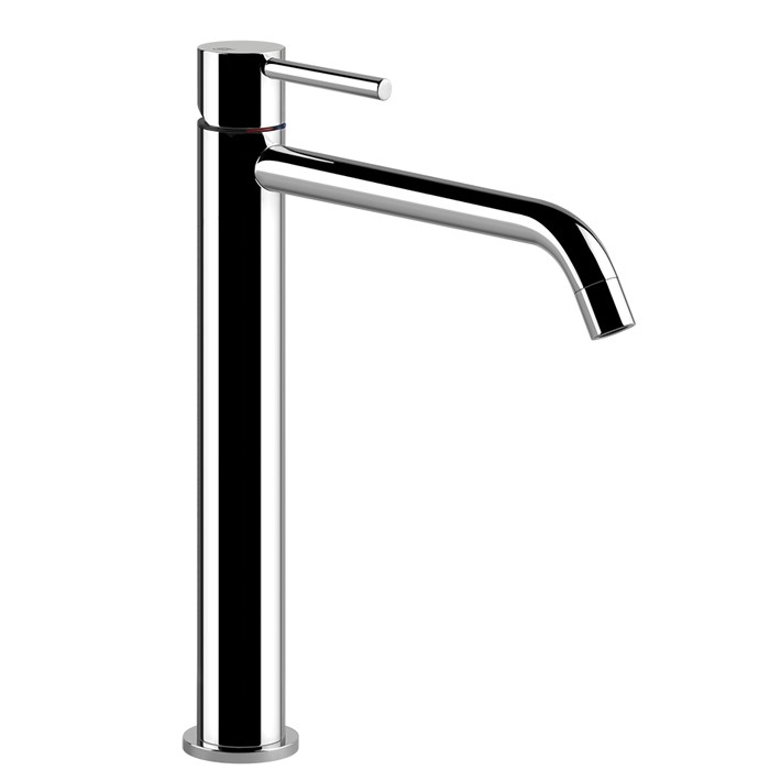 Gessi Смеситель для раковины, на 1 отв, высокий с длинным изливом, без донного клапана, Emporio Via tortona, 18606#031 цвет: хром