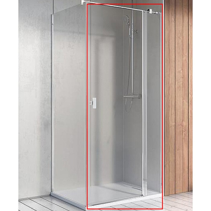 Radaway душевая дверь kdj ii 100 r профиль хром стекло прозрачное, Nes - 10032100-01-01R