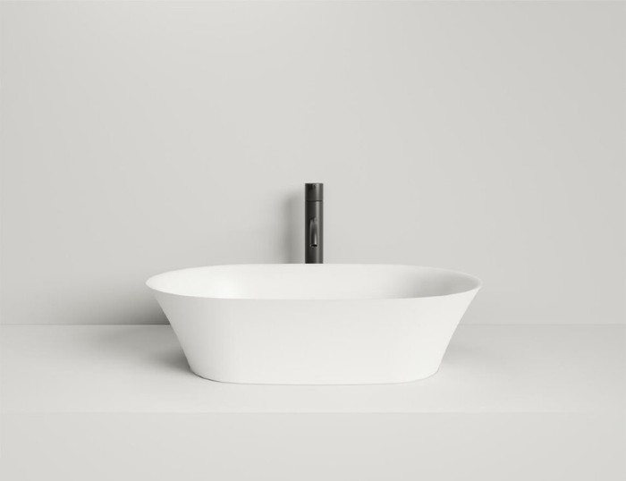 Salini раковина накладная 60x39, mona, 110811g цвет: глянцевый белый