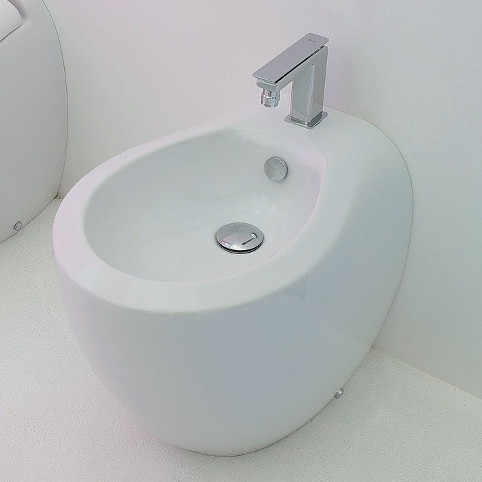 ArtCeram биде (напольное), blb002 01 00 blend цвет: белый глянцевый