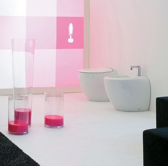 ArtCeram биде (напольное), blb002 01 00 blend цвет: белый глянцевый