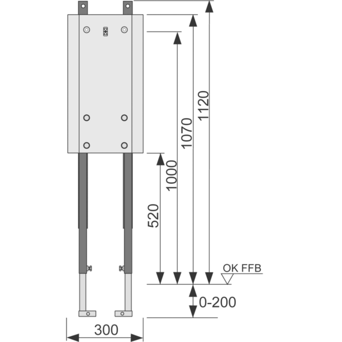 TECE модуль для монтажа ручек, - 9360000