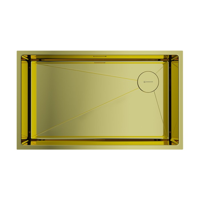 Omoikiri кухонная мойка Taki 74-U/IF Side, светлое золото арт. 4993171