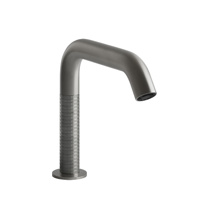 Gessi Смеситель для раковины, 1 отв., электронный, с кран-фильтром для регулировки температуры и напора воды, 316, 54281#239 цвет: steel brushed