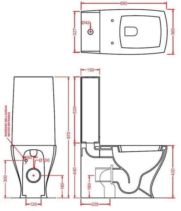 ArtCeram бачок для унитаза, jzc001 01 00 jazz цвет: белый глянцевый