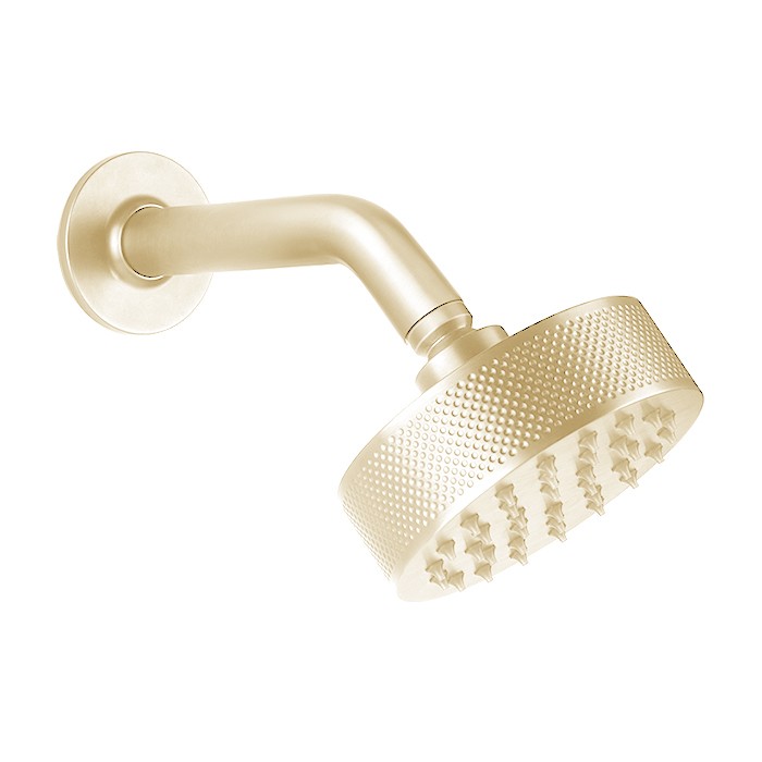 Gessi Верхний душ 11.8см, с защитой от налёта, Inciso, 58189#246 цвет: золото