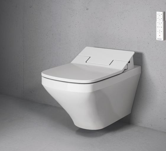 Duravit унитаз подвесной с вертикальным смывом, для sensowash, c покрытием wondergliss, безободковый, durastyle, 25425900001 цвет: белый