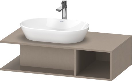 Duravit тумба подвесная под раковину слева 1000 мм х 550 мм, d-neo, de492907575 цвет: лён