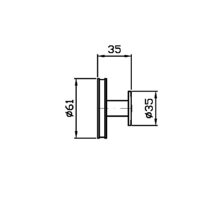 Zucchetti крючок, подвесной, savoir, никель арт. zad251.c8