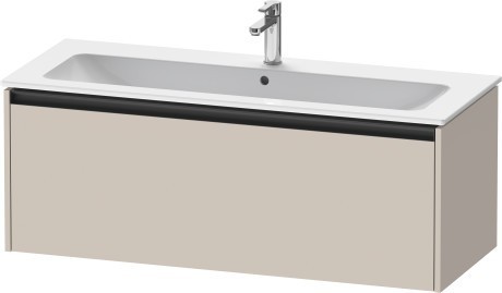 Duravit тумба подвесная под раковину 480 мм х 1210 мм х 440 мм, ketho.2, k25065091910000 цвет: серо-коричневый матовый