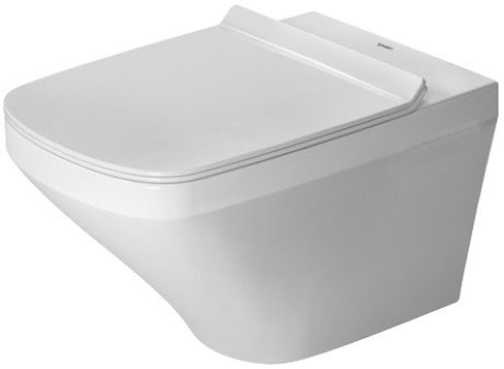 Duravit унитаз подвесной с вертикальным смывом, без сидения, безободковый, durastyle, 25510900001 цвет: белый