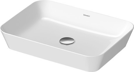 Duravit раковина накладная 55х40 см, cape cod, 2347550000 цвет: белый глянцевый