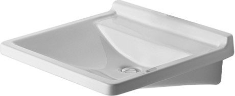 Duravit раковина медицинская strack 3 60х54 см, starck 3, 0312600000 цвет: белый