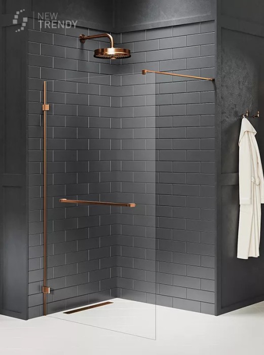 Душевое ограждение 120x200, New trendy Avexa copper brushed, браширо арт. EXK-7161